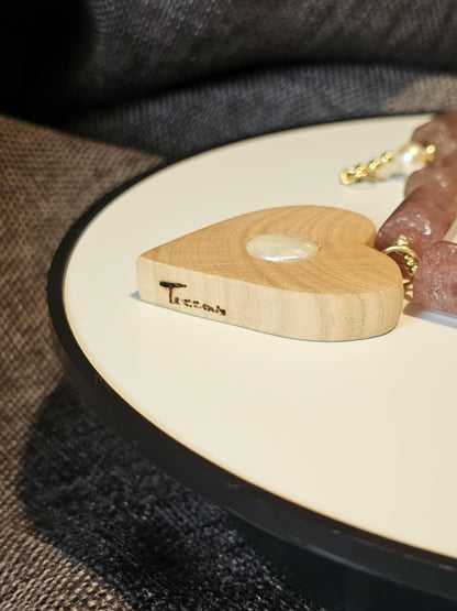 COD: TGU0001- Collana – Ulivo, Quarzo, Perle e Argento 925