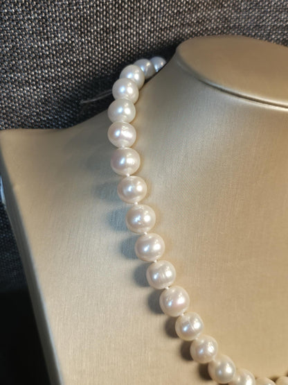 COD: TG0002- Collana – Perle naturali, Argento 925 e Zirconi